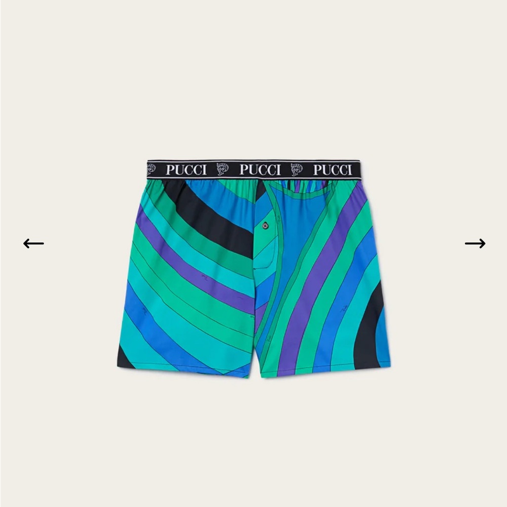 Emilio Pucci Multicolor Bike Shorts
